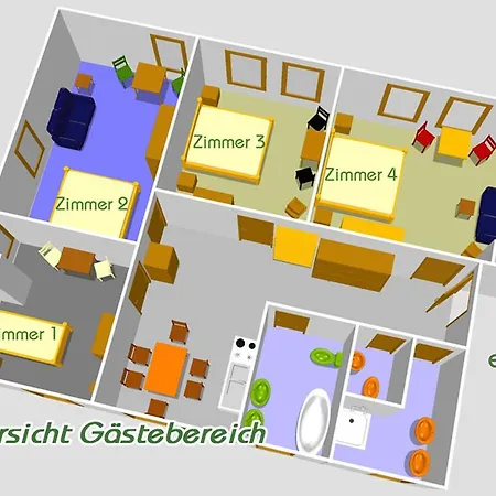 Apartament Haus Elbtalaue Bleckede Pokój zdjęcie